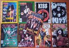 KISS STRIKE fanzine 9 riviste poster kiss army international anni 90