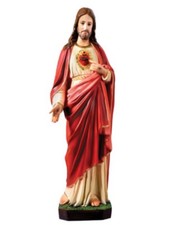 STATUA DI GESÙ SACRO CUORE CM