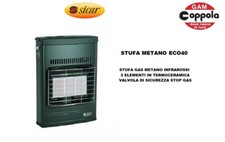 SICAR ECO 40 STUFA A GAS METANO AD INFRAROSSI PER MONTAGGIO A MURO O CON PIEDINI