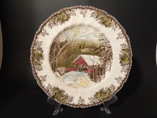 VINTAGE PIATTO SEMI PORCELLANA