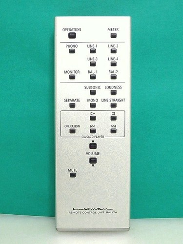 Telecomando audio luxman - telecomando,