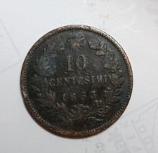 Italia Regno 10 Centesimi 1863