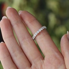 Platinum Eternity Band Round