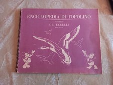 ALBUM COMPLETO VINTAGE ENCICLOPEDIA DI TOPOLINO VOLUME IV GLI UCCELLI PARTE SECO