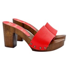 Red Bottled Leather 7.5 Heel
