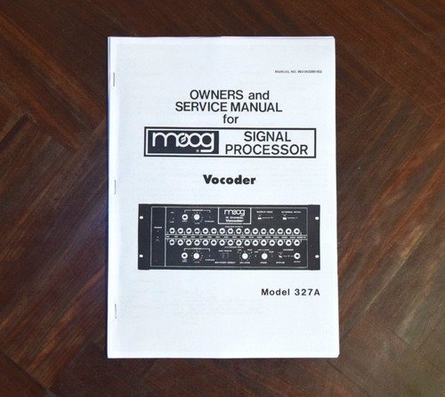 Moog channel vocoder 327a - moog,