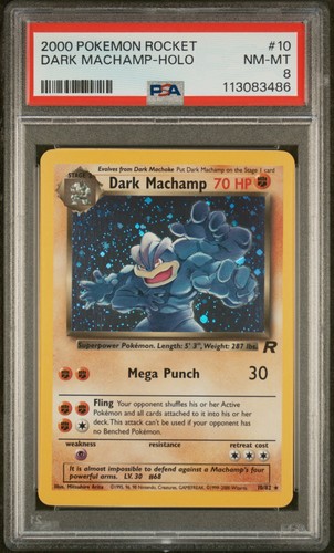 Dark machamp holo pokemon - dark,