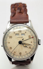 Orologio Uomo Vintage Concord Carica Manuale Triplo Calendario Valjoux 90 Funzionante