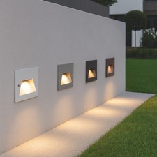 Faretto incasso x  cassetta 503 segnapasso 3 watt tecnologia cct con switch IP65