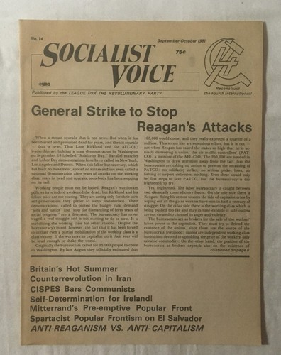 Socialist voice magazine - voice,