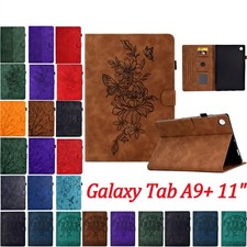 Custodia portafoglio pelle intelligente antiurto 11" per Samsung Galaxy Tab A9+ Plus