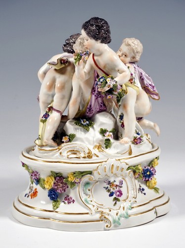 Meissen gruppo allegorie - meissen,