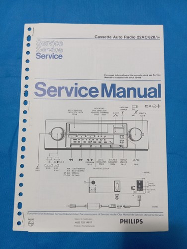 22ac828 cassette auto radio - cassette,
