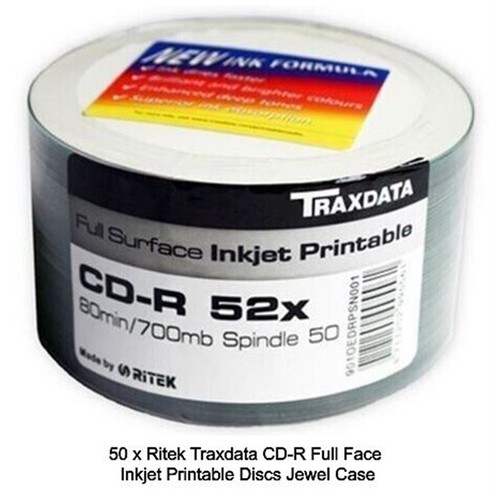 Ritek traxdata full face - traxdata, cd-r