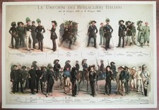 LE UNIFORMI DEI BERSAGLIERI
