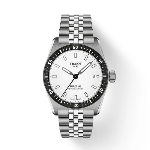 Tissot pr516 38mm white - tissot, dial