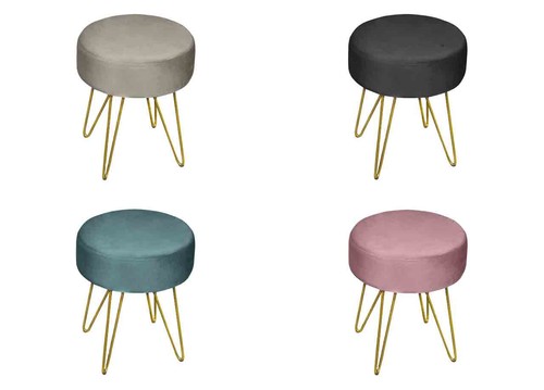 Pouf rotondo effetto - rotondo,
