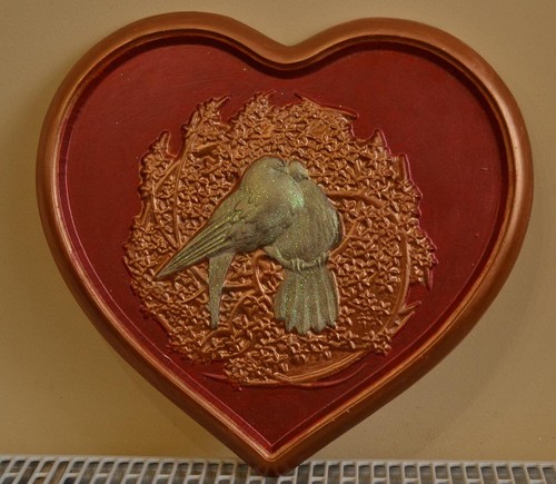 Stampo plastica love birds - plastica,