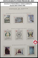 SMOM FRANCOBOLLO NUOVI di anno