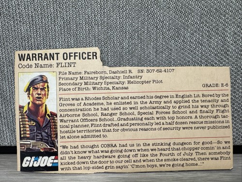 Joe flint warrant - gi,