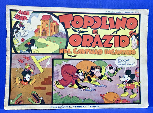 Topolino orazio nel - orazio, castello