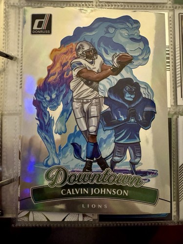 2025 donruss calvin johnson - donruss, #4