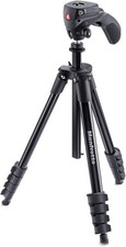 Manfrotto MKCOMPACTACN-BK Treppiede ACTION Testa Ibrida Fotografia e Video
