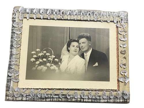 Ancien cadre photo - ancien, verre