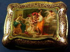 Scatola Latta Pubblicità SIRCA  Quadro Dipinto Matrimonio Cupido e Psiche - 1970