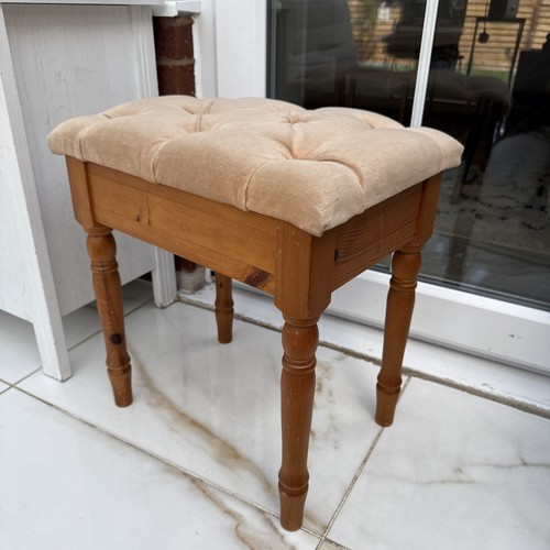 Sgabello vintage marrone - sgabello,