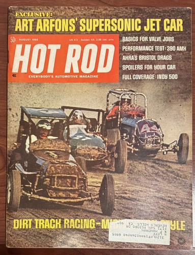 Hot rod magazine august - hot,