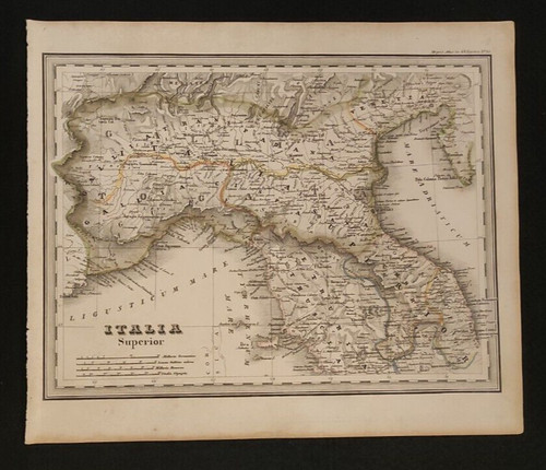 Nord italia antica carta - nord,