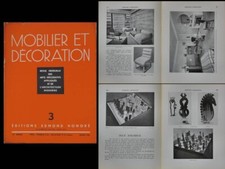 MOBILIER ET DECORATION n°3 1934 KLOTZ, JEUX D'ECHECS, HOLY, SERGE ROVINSKY