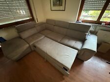 Divano ang./Letto usato "Raffaello Big" similpelle +PUFF contenitore 