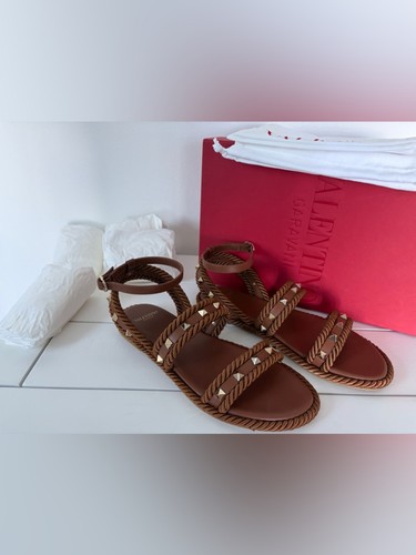 Sandali pelle nuovi con - sandali,