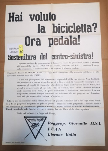 Poster manifesto msi fuan - poster,