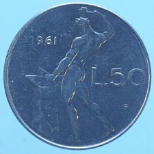 REPUBBLICA ITALIANA 50 LIRE