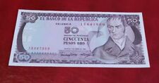 Colombia banconota del 1986 50 pesos oro FDS BANCONOTE SPL 
