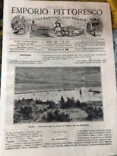 Emporio Pittoresco 674 1877 INCISIONI xilografie Danubio Macchina Tipografica