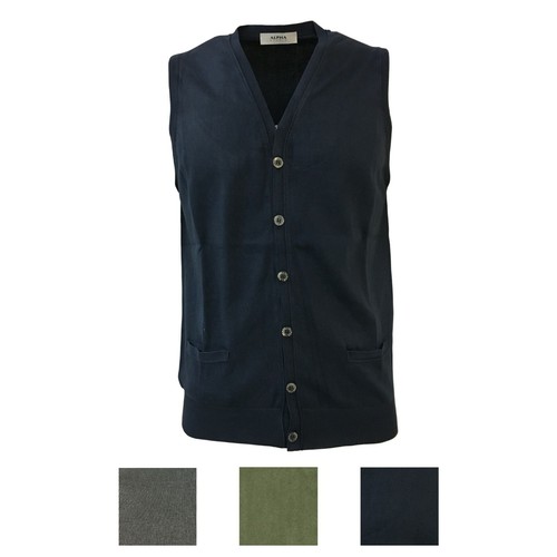 Gilet uomo cotone alpha - uomo,