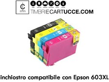Cartuccia COMPATIBILE con EPSON 603XL serie STELLA MARINA T03A1+T03A2+T03A3+T03A