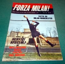 FORZA MILAN anno I n.4 Coppa Campioni Semifinale April 1969 Milan-Manchester 2-0