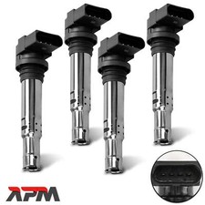 4X Bobina per Audi A3 VW Golf