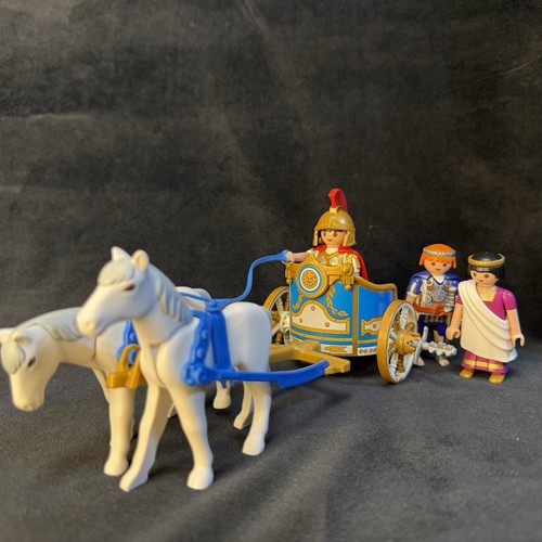 Playmobil carro romano con due - carro,