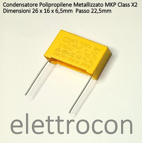 330nf 275v condensatore - 275v, ac