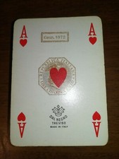 1972 vecchie carte da gioco