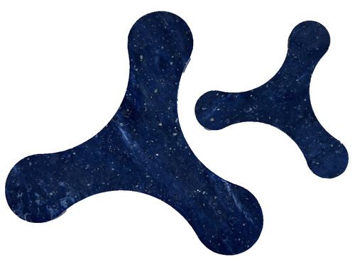 Copripiumino marmo blu - in,