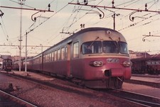 T26L) FOTOGRAFIA TRASPORTI TRENO TEE RA 1053 GRECO MILANO
