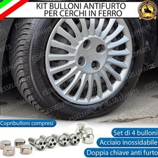 KIT 4 BULLONI ANTIFURTO CERCHI
