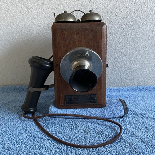 Antico telefono parete - antico, da